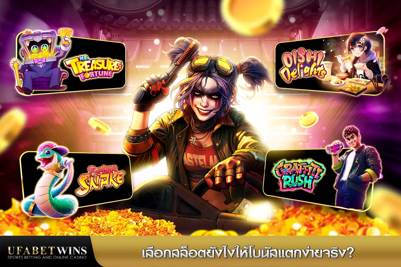 เลือกสล็อต UFABETWINS ยังไงให้โบนัสแตกง่ายจริง?